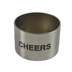 Rond de serviette gravé avec porte-mouchoir rond béni à plusieurs conceptions meilleur pour la décoration de table de restaurant de fête de mariage - Product Image 5