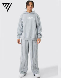 ชุดเซ็ตเสื้อฮู้ดดี้และกางเกงจ็อกเกอร์สตรีทแวร์แบบ 2 ชิ้น ดีไซน์ใหม่ ปี 2025 รับสกรีนโลโก้ตามสั่ง ระบายอากาศ แห้งเร็ว ลายพิมพ์ ชุดวอร์มสำหรับฤดูหนาว - Product Image 1