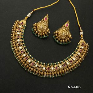 Majestic Kundan Pearl <b>Necklace</b> Set with Intricate <b>Elephant</b> Work Beautiful Indian Jewelry for Brides and Festive Wear - Product Image 6