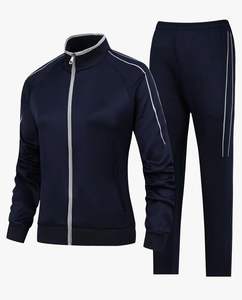 Ensemble survêtement élégant à manches longues et à taille élastique pour hommes, tissu respirant à séchage rapide pour les modes de vie actifs d'été - Product Image 4