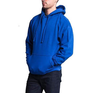 Build Your Brand Hoodies <b>Royal</b> <b>Blue</b> Blank Premium Cotton <b>Fleece</b> Hoodies with Drawstring Hem Perfect Print Embroidery Hoodies - Product Image 2
