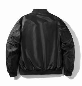Dernière veste universitaire pour homme tendance coupe-vent en toile imperméable et coupe-vent avec col montant tricoté brodé pour l'extérieur - Product Image 2