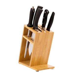 Porte-couteaux en bois de luxe au design moderne, écologique, de grande qualité, pour une utilisation à la maison et en cuisine, taille personnalisable - Product Image 5