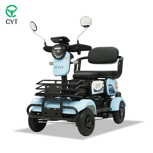 Scooter Eléctrico para Exteriores Marca <span class=keywords><strong>CYT</strong></span> para Personas Mayores con Asientos Cómodos para Varias Personas, Instrumento LCD y Luces <span class=keywords><strong>LED</strong></span> - Product Image 4