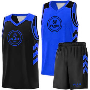 Ensemble d'uniformes de basket-ball personnalisables de haute qualité pour hommes-Hauts de chemise de sport respirants et shorts grande taille avec impression numérique - Product Image 6