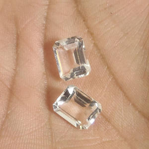 Rytall-uartz-cristal Octagonal de 14x10mm, Esmeralda cortada, 6,2 CTS - Product Image 4