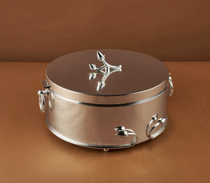 Nouveauté : Casserole ronde moderne en acier inoxydable avec motif tulipe verte pour usage domestique, hôtelier et restaurantier – Écologique - Product Image 5