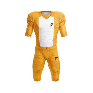 Uniforme de Fútbol Americano Personalizado de Alta Calidad, Más Vendido, 100% Poliéster, Transpirable, de Secado Rápido, Mangas Cortas - Product Image 2