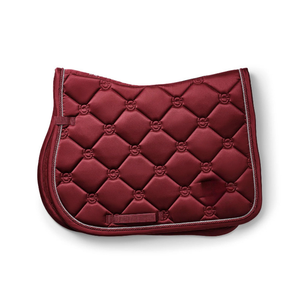 Tapis de selle équestre anglais personnalisé en coton matelassé respirant avec doublure douce pour un soutien confortable - Product Image 1