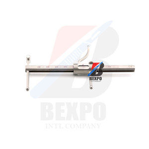 Calibrador de hueso Catroviejo, calibrador dental curvo, instrumentos quirúrgicos manuales de acero inoxidable - Product Image 3