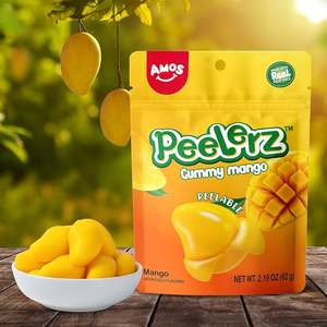 Hot Selling Amos Peelerz <b>Gummy</b> Green Apple Flavor <b>Candy</b> Snacks Wholesale Bulk Supply Best Soft Chewy Sweets Factory Price Export - Product Image 5