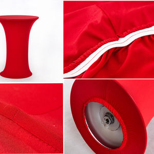 ผ้าคลุมโต๊ะสแปนเด็กซ์6FT ทนทานสำหรับงานเลี้ยงงานแต่งงานและรับประทานอาหารกลางแจ้งใช้ในบ้าน - Product Image 6