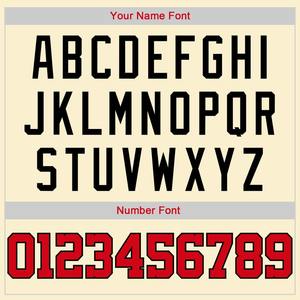 Personnalisé Personnalisé Rouge-Noir Authentique Throwback Rib-Knit Baseball Jersey Shirt - Product Image 5