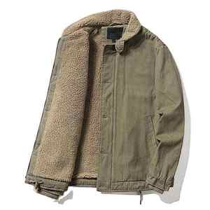 Nueva llegada tendencia moda invierno chaquetas hombres lana Sherpa cortavientos polar chaquetas para hombres a prueba de viento al por mayor OEM - Product Image 1