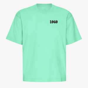 2025 nueva camiseta de gran tamaño de marca de lujo para hombre 100% algodón ajuste suelto con poco hombro caído venta al por mayor precio barato nuevo diseño - Product Image 1