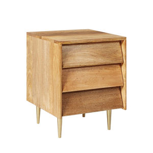 Nouvelle Table pour hôtel et chambre à coucher meubles Hiro lit Tables latérales minimaliste moderne en bois de teck - Product Image 1