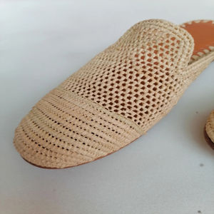 Sandalias y Zapatillas de Rafia Hechas a Mano en Marruecos, Económicas y Ecológicas, Calzado Tejido para Hombre y Mujer, Venta al Por Mayor Directa de Fábrica - Product Image 2