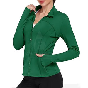 Veste de golf d'hiver pour femmes, col montant, tricotée, extensible, légère, pour l'entraînement au golf, les activités de plein air et un usage décontracté - Product Image 6