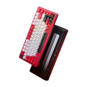 Teclado para Juegos Inalámbrico AULA Fire 75, Teclado para Juegos con Iluminación RGB de Modo Triple, Teclado para Juegos Programable Intercambiable <span class=keywords><strong>en</strong></span> Caliente - Product Image 1