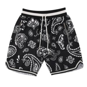Short en maille double couche avec logo par sublimation personnalisé très vendu Short d'été en maille de coton et polyester - Product Image 1