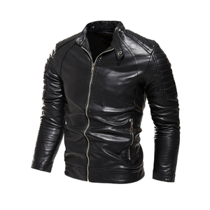 Chaqueta de Motociclista de Lona Azul Oscuro, Diseño Vintage con Hombros Acolchados, Cuello Redondo, Impermeable y Cortavientos, Unisex para Invierno - Product Image 6
