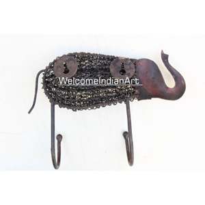 Éléphant indien antique modèle 2 Sculpture de collection rare - Product Image 3