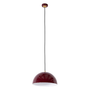 Suspension de plafond moderne Truf bordeaux, douille E27, éclairage intérieur, intensité variable, garantie 2 ans, options de couleurs portables - Product Image 1