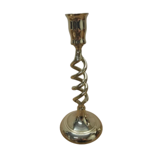 Portavelas decorativo de Navidad para interiores, candelabro de Metal chapado en oro creativo, accesorios de iluminación para el hogar para suministros de Hotel - Product Image 3