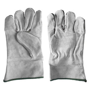 Guantes de trabajo de cuero de vaca de grado superior, resistentes a la abrasión, suaves, cómodos, XL, guantes de seguridad para la construcción - Product Image 5
