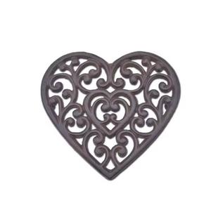 Decorative Trivet and Aluminum Metal Hot Pans <b>Non</b> <b>Slip</b> Pot Holders Placemat for Bowl Dishes <b>Kitchen</b> Cooking Dining 7x7x0.5 Inch - Product Image 2