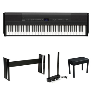 Piano digital Yamaha P-525 de 88 teclas, adecuado para principiantes, profesionales y mercados de exportación globales. - Product Image 3