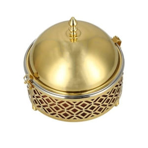 Custom Round Casserole Dish Metal <b>Buffet</b> <b>Warmer</b> <b>Food</b> <b>Server</b> Dish Wholesale Wedding Parties Table Decor <b>Food</b> <b>Server</b> Pot - Product Image 2