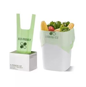 Precio de fábrica Ok, bolsa de rollo plano compostable, bolsa de basura ecológica para llevar, bolsas de basura desechables biodegradables - Product Image 6