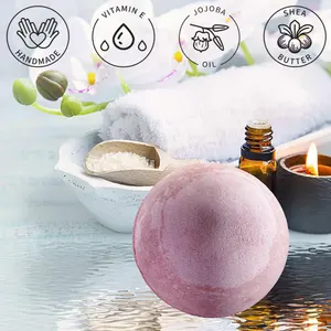 Bombas de baño relajantes con infusión de sándalo | Bombas de baño calmantes para aliviar el estrés, hidratar la piel y relajarse a granel - Product Image 4