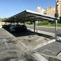 Abri de garage préfabriqué en acier portable à installation rapide pour deux places de stationnement