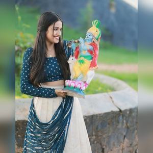 Lehenga Choli de style indien pakistanais pour femmes, tenue de mariage festive, broderie lourde, soie, vêtements de créateur en gros - Product Image 2