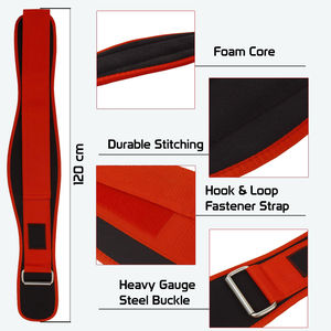 Cinturón de Gimnasio Unisex Ajustable de Nailon para Fitness, Levantamiento de Pesas, Soporte Lumbar, Cinturón de Neopreno de Compresión, Accesorios de Gimnasio - Product Image 5