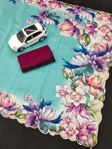 Saree en soie Banarasi léger de haute qualité doux et élégant tissé à la main Style moderne travail de séquence pour les fêtes pakistanaises indiennes - Product Image 2