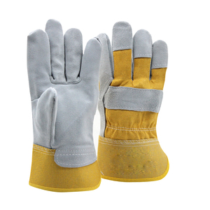 Gants de travail en cuir homologués CE EN388 avec protection du travail manuel pour les travaux industriels, de jardinage, de construction et mécaniques - Product Image 3