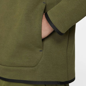 2025 personnalisé bonne qualité prix sweats à capuche unis 100% coton Fitness porte automne saison vente chaude couleur unie sweats à capuche pour hommes - Product Image 6