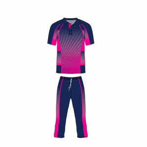 Kit de Cricket de diseño de logotipo personalizado de alta calidad 6 Kit de Cricket de nombre de equipo personalizado Venta caliente Uniforme de Cricket - Product Image 1