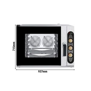 Four combiné commercial pour boulangerie - Commandes manuelles - 4x EN 600x400 - Product Image 2