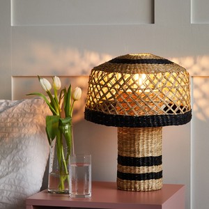 Lampe en paille de jonc de mer tressée de qualité supérieure, excellent prix, vente en gros, lampes en jonc de mer durables - Product Image 3