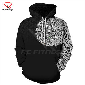 เสื้อฮู้ดดี้ผ้าฝ้ายสีเทาพิมพ์ลาย 3 มิติ ปักลายฤดูหนาว ทรงหลวม มีเชือกผูก พร้อมปลายแขนแบบยางยืด สไตล์ลำลอง ขายส่ง - Product Image 6