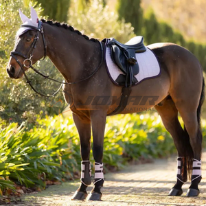 Coussin de selle de cheval anglais confortable tissu durable de haute qualité polaire intérieure douce conception respirante absorbant les chocs - Product Image 3