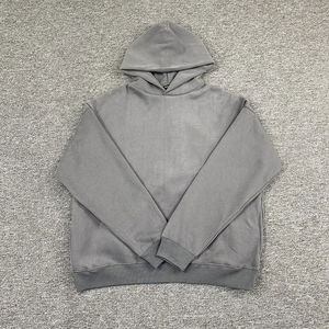 สเวตเตอร์แบบสวมหัวสำหรับผู้ชายและผู้หญิง, สเวตเตอร์แบบสวมหัวทำจากผ้าฝ้ายใส่ได้ทั้งชายและหญิงมีฮู้ดปักลายพร้อมเสื้อผ้าแนวสตรีทย้อมสีล้วนสำหรับฤดูหนาว - Product Image 4