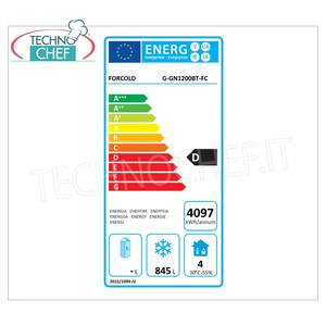 Equipo de Refrigeración Comercial Forcold G-GN1200BT-FC, Congelador de 2 Puertas, 1104 Litros, Ventilado -18/-22C - Product Image 2