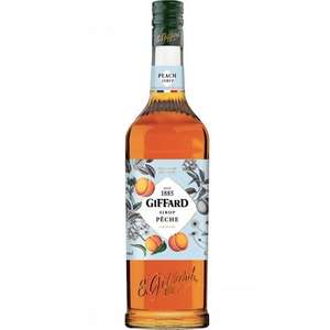 Giffard 1Lt Jarabe de melocotón Mezclador de cóctel dulce francés - Product Image 1