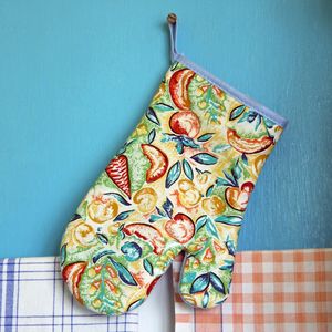 100% OEM coton égyptien personnalisé le plus vendu fabricant de mitaines de four à conception imprimée en Inde - Product Image 4