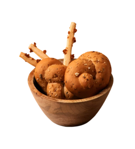 Cuenco de cerámica Natural de alta calidad, laca de grado alimenticio con esmalte estampado Floral exterior marrón, accesorio de comedor de cocina - Product Image 4